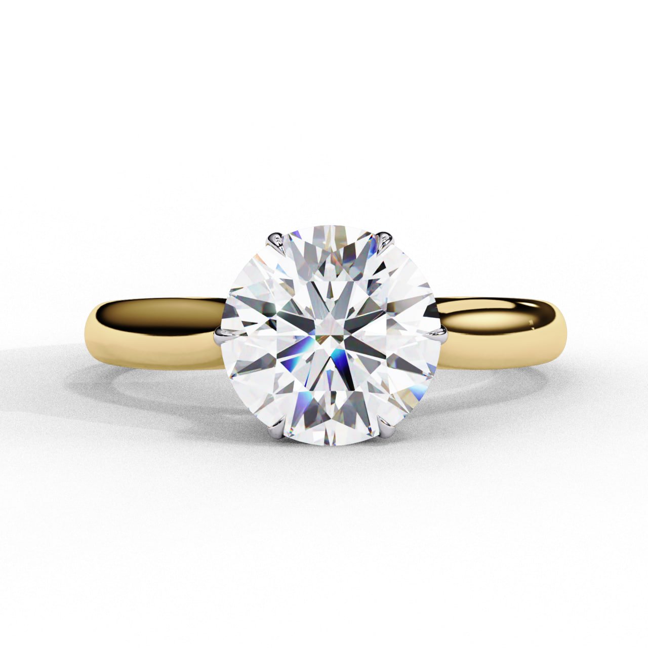 Round Brilliant Cut Solitaire Engagement Ring 031