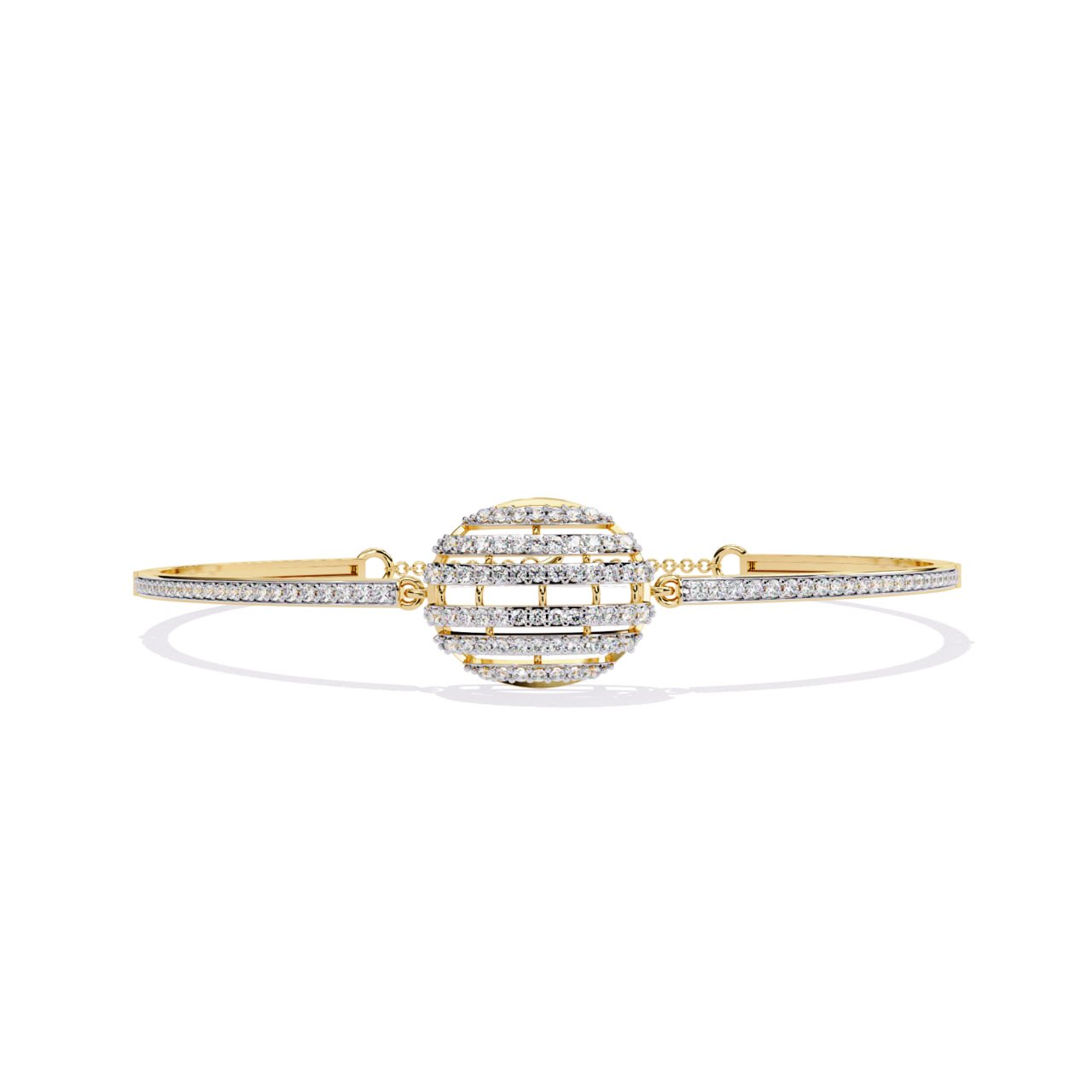 Dome Cluster Pavé Diamond Bracelet